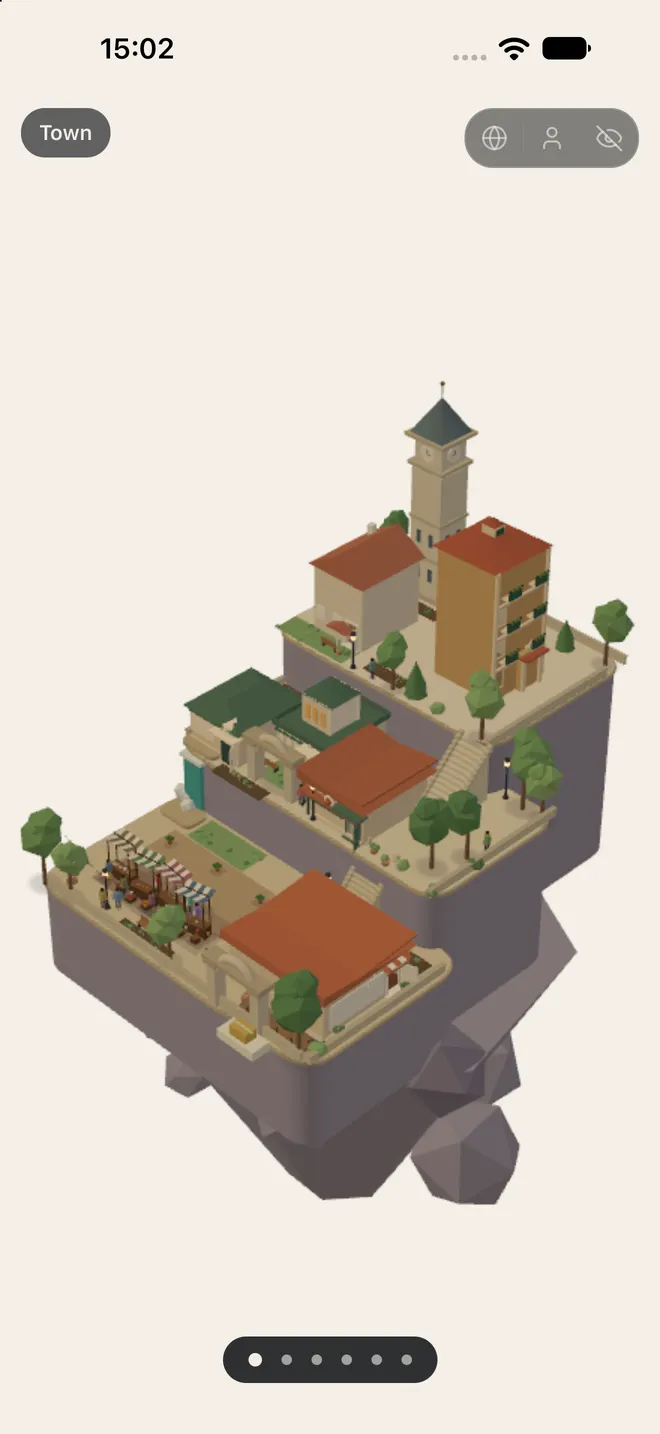 The free Town island in keke